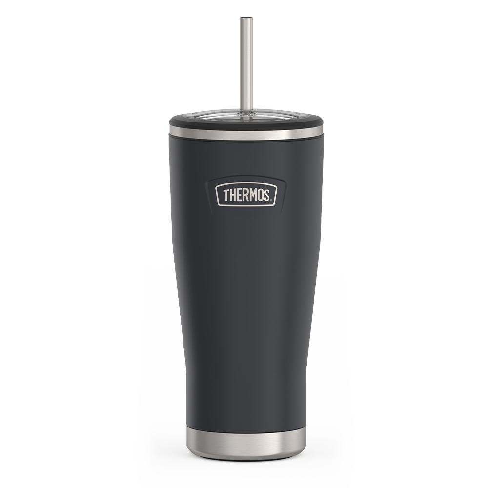 24oz ICON? COLD TUMBLER WITH STRAW