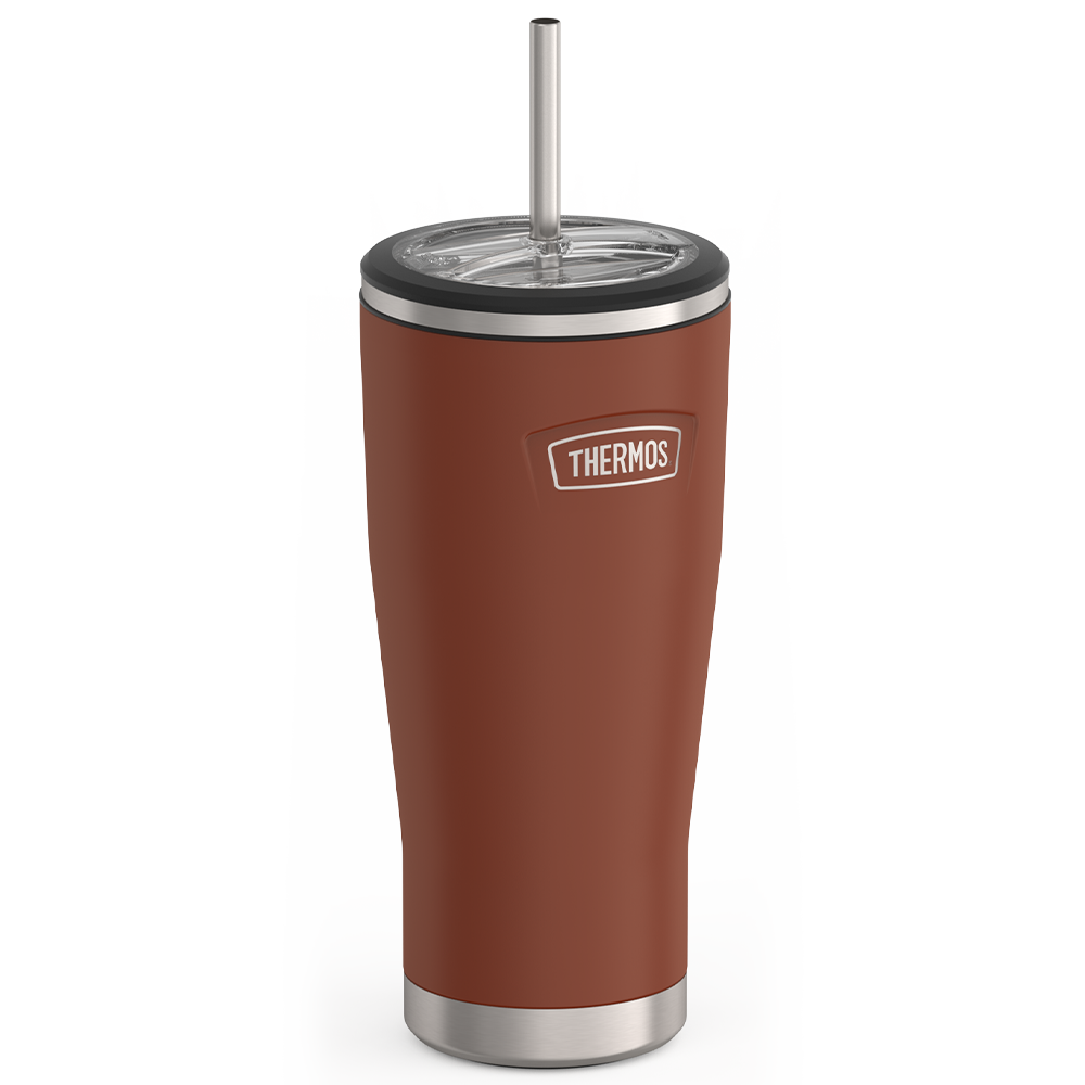 24oz ICON? COLD TUMBLER WITH STRAW