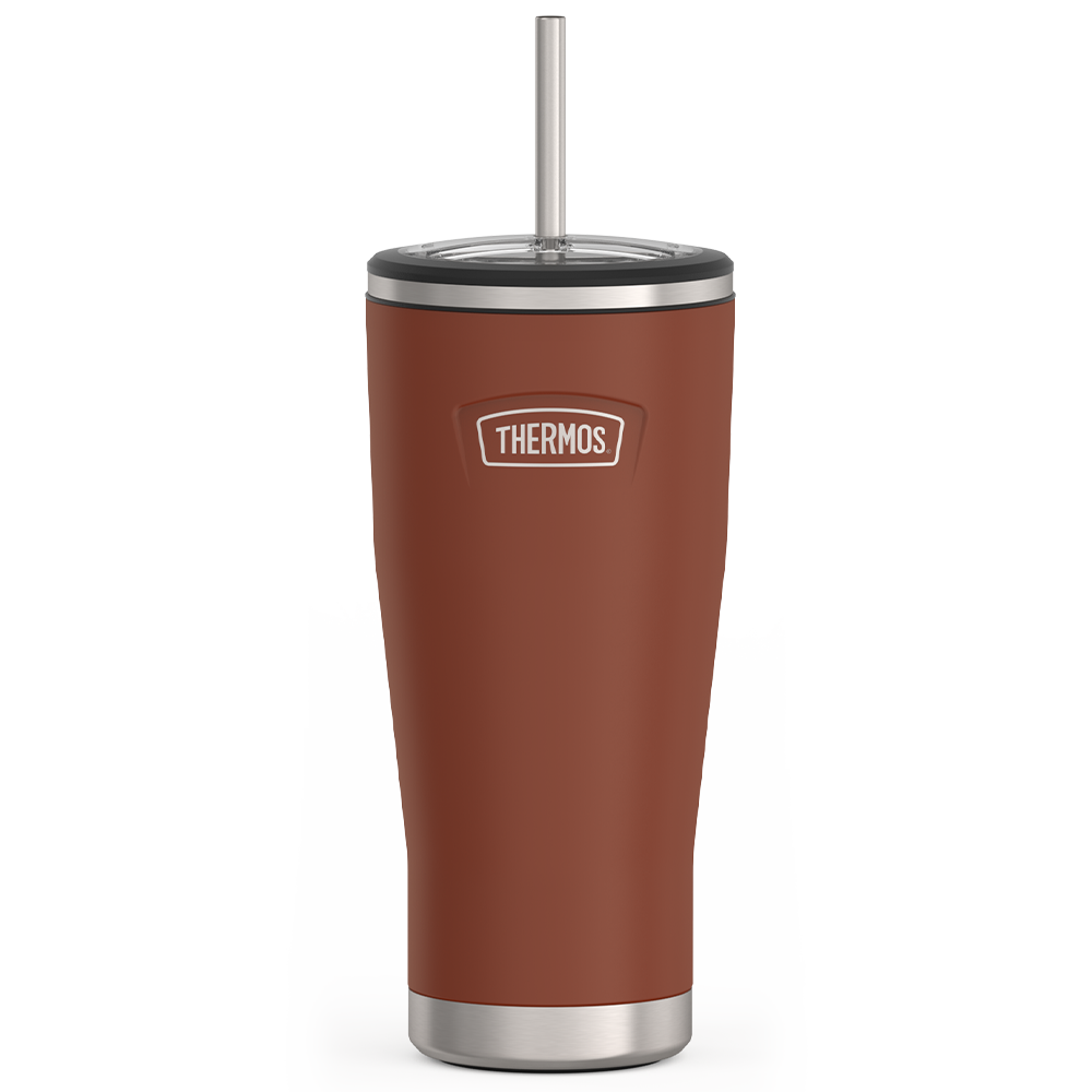 24oz ICON? COLD TUMBLER WITH STRAW