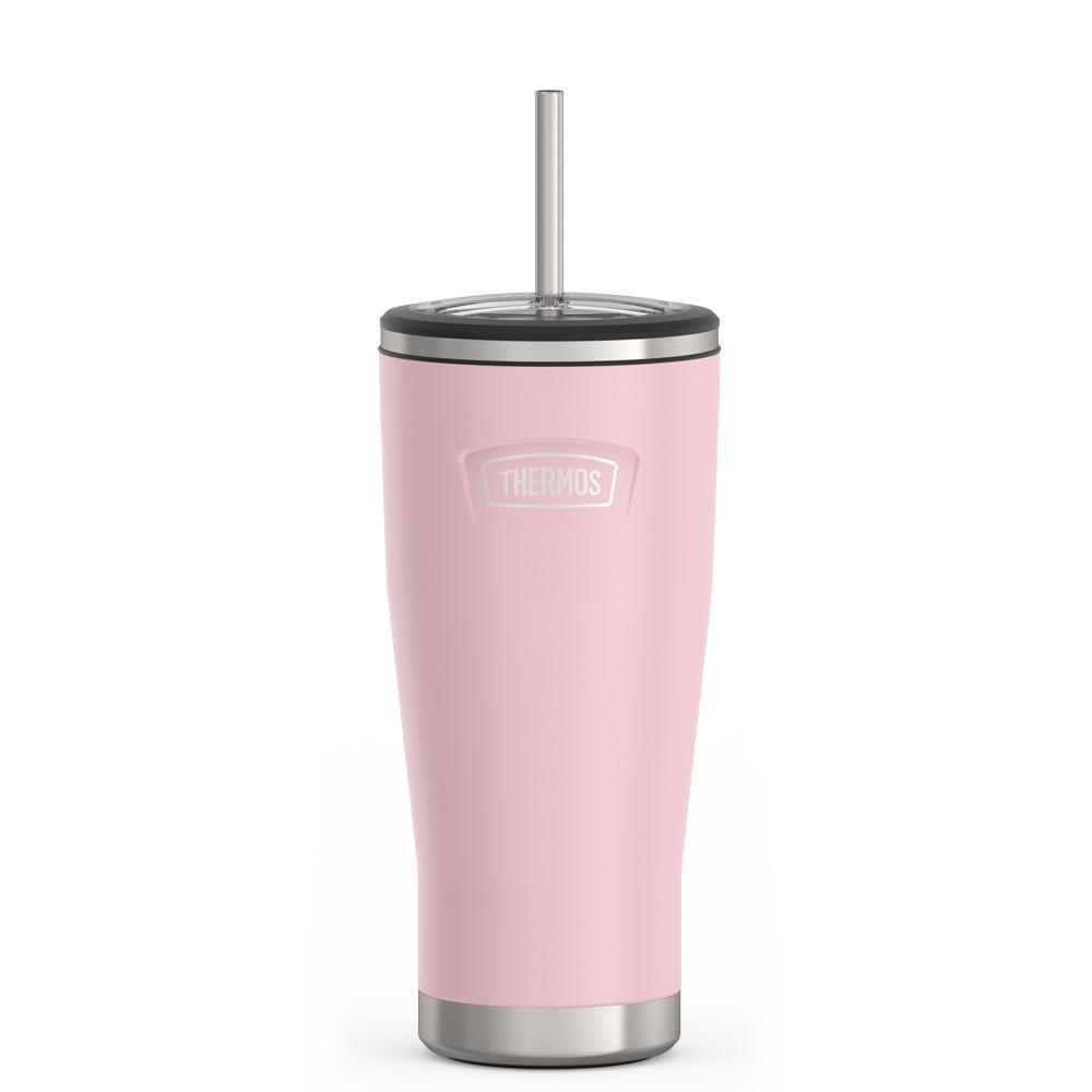 24oz ICON? COLD TUMBLER WITH STRAW