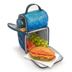 DUAL COMPARTMENT LUNCH BOX GALAXY TEAL