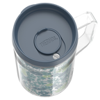 16oz DOUBLE WALL DESK MUG BLUE FLORAL