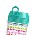 18oz DOUBLE WALL WATER BOTTLE MULTI COLORED ROWS